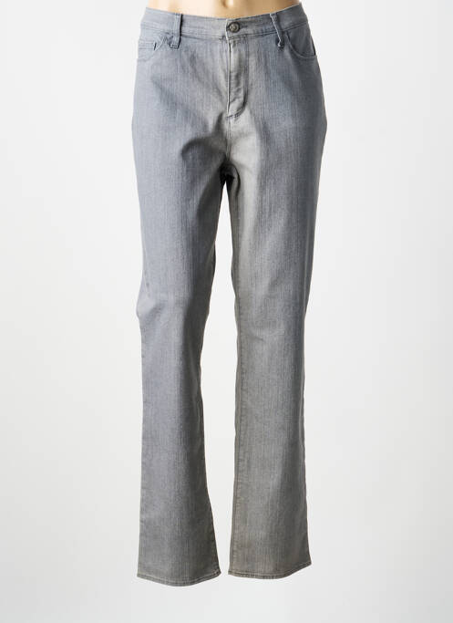 Blugi cu croială dreaptă gri GEVANA femeie