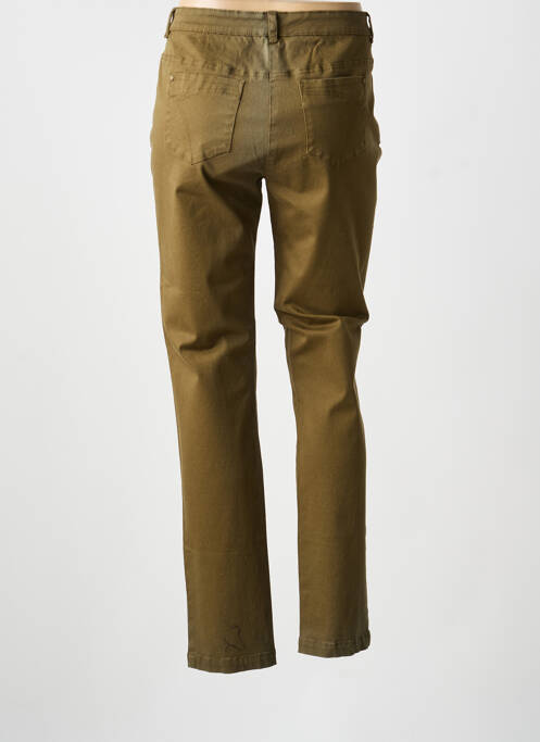 Pantalon drept verde AGATHE & LOUISE femeie