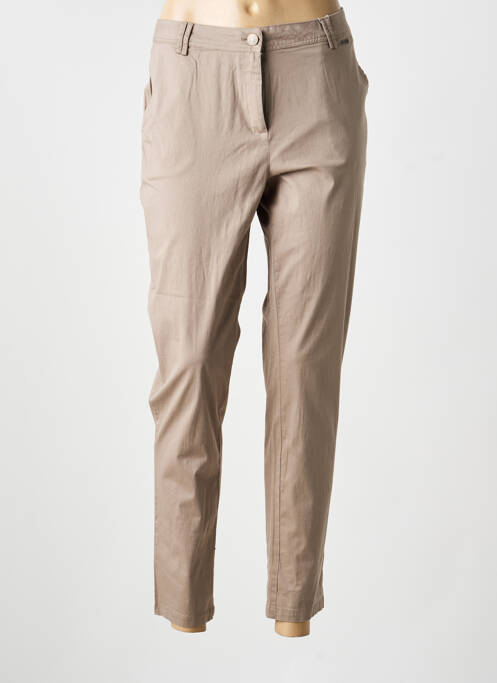 Pantalon chino bej AGATHE & LOUISE femeie