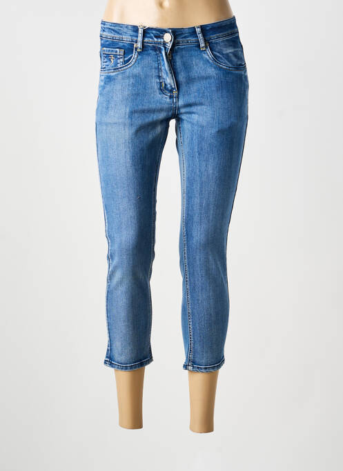 Pantalon trei sferturi albastru GRIFFON femeie