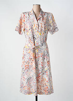 Rochie midi portocaliu GEVANA femeie