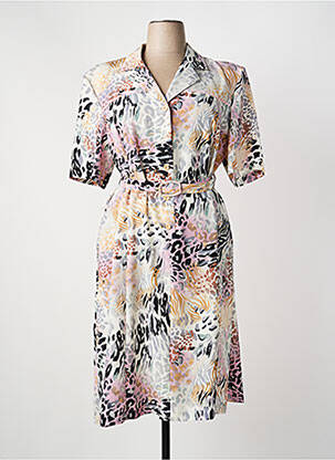 Rochie midi bej GEVANA femeie