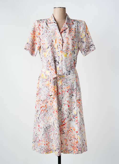 Rochie midi portocaliu GEVANA femeie