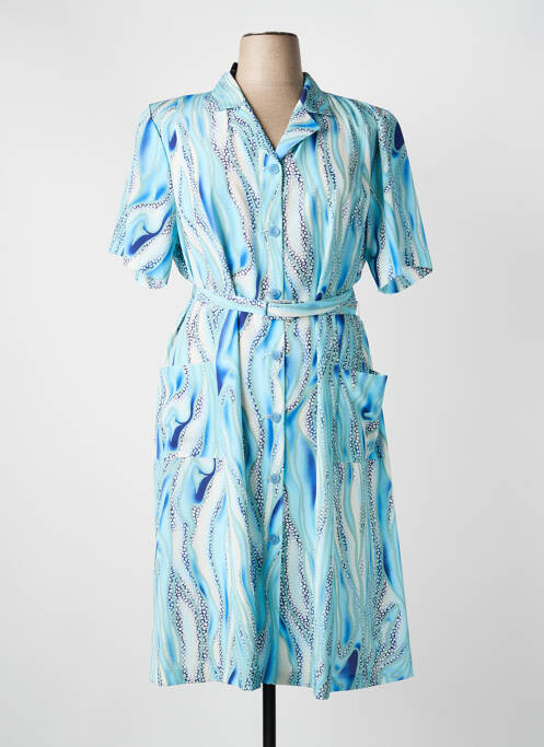 Rochie midi albastru GEVANA femeie