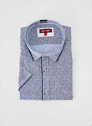 Cămașă cu mâneci scurte imprimeu fantezie albastru CAP 10 TEN homme