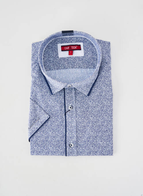 Cămașă cu mâneci scurte imprimeu fantezie albastru CAP 10 TEN homme