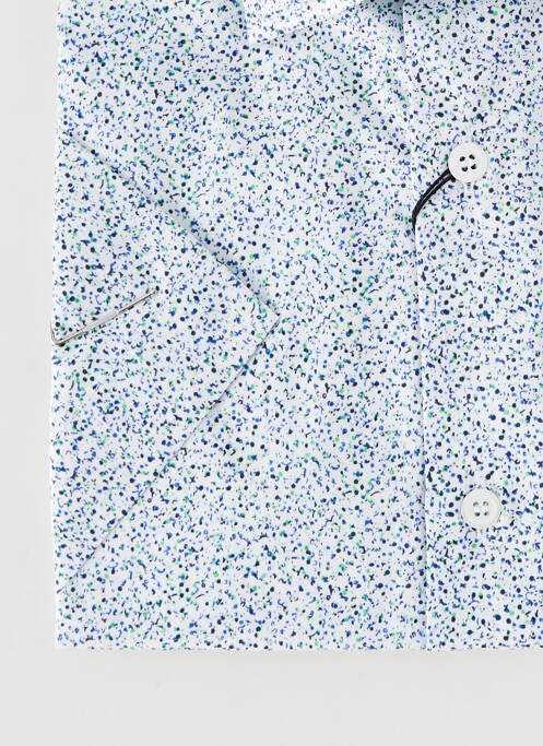 Cămașă cu mâneci scurte imprimeu fantezie alb BELLONI homme