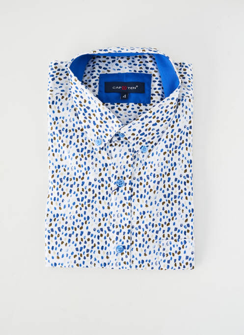 Cămașă cu mâneci scurte imprimeu fantezie albastru CAP 10 TEN homme