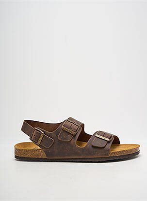 Sandale/pantofi decupați vârf deschis vârf deschis maro PLAKTON homme