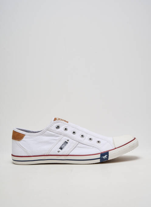 Adidași vârf rotund vârf rotund alb MUSTANG homme