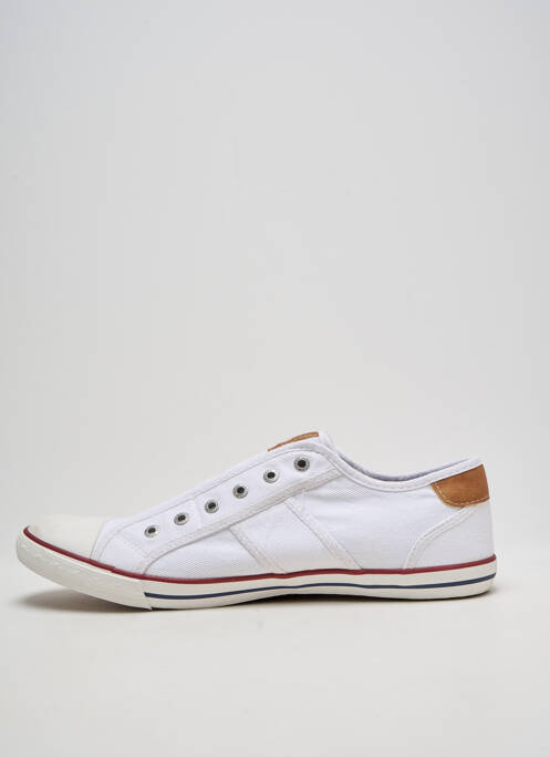 Adidași vârf rotund vârf rotund alb MUSTANG homme