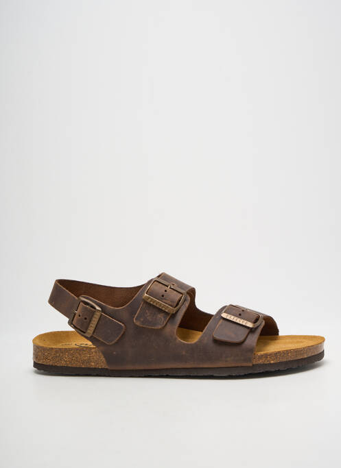 Sandale/pantofi decupați vârf deschis vârf deschis maro PLAKTON homme