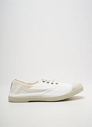 Adidași vârf rotund toc plat până la 3 cm alb NATURAL WORLD femme