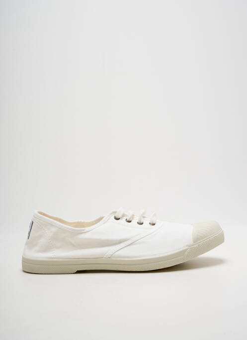 Adidași vârf rotund toc plat până la 3 cm alb NATURAL WORLD femme