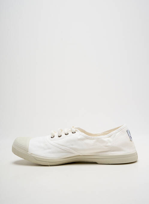 Adidași vârf rotund toc plat până la 3 cm alb NATURAL WORLD femme