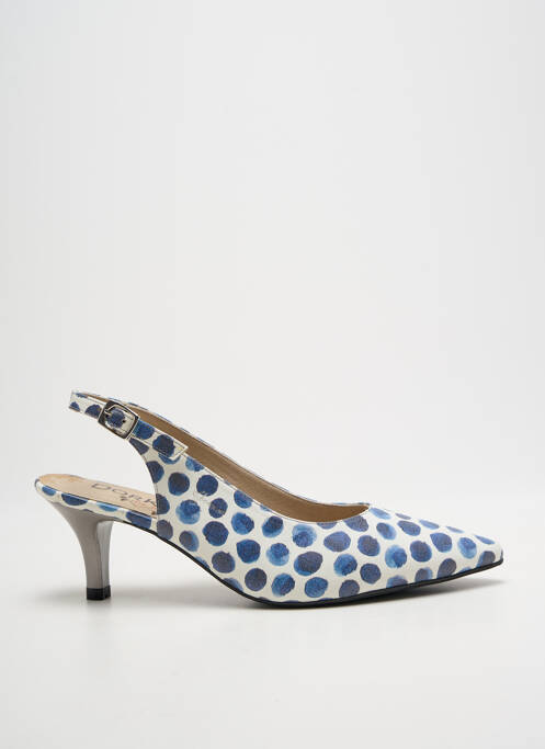 Pantofi cu toc închidere cu buclă(e) toc de 4 la 6 cm albastru DORKING femme