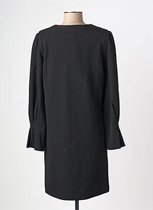 Rochie midi mâneci lungi mâneci lungi negru SUNCOO femeie