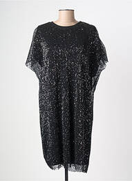 Rochie scurtă mâneci scurte mâneci scurte negru SUNCOO femme