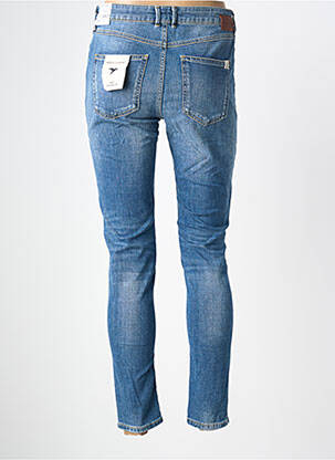 Blugi skinny țesătură brută mărime normală albastru RED LEGEND femeie