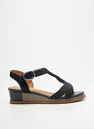 Sandale/pantofi decupați țesătură satinată toc de 4 la 6 cm negru FUGITIVE BY FRANCESCO ROSSI femme