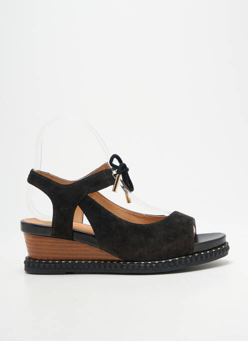 Sandale/pantofi decupați toc platformă toc de 4 la 6 cm negru MAM'ZELLE femme