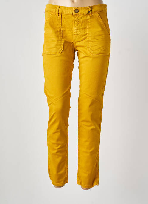 Blugi cu croială slim țesătură brută mărime normală galben RED LEGEND femme