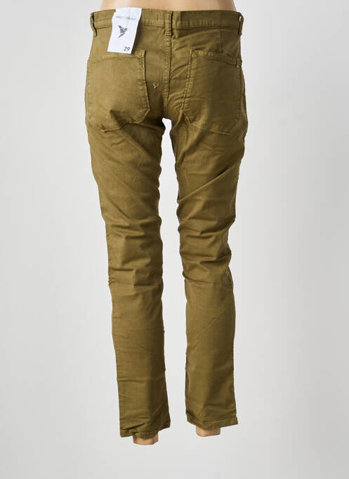 Pantalon 7/8 țesătură poplin mărime normală verde RED LEGEND femme