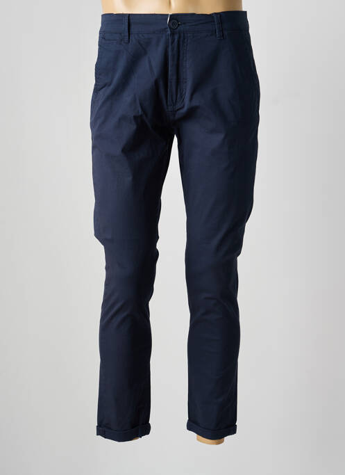 Pantalon chino albastru SOLID bărbat