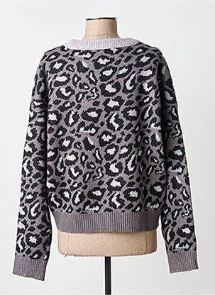 Pulover elasticitate mâneci lungi gri VERO MODA femeie