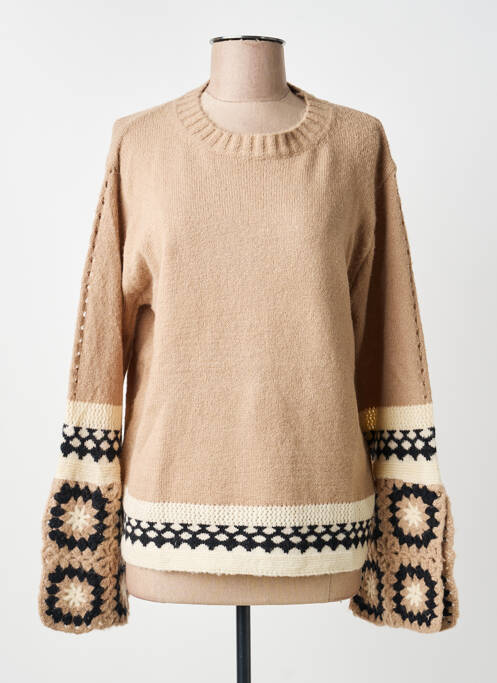 Pulover bej MEISÏE femeie