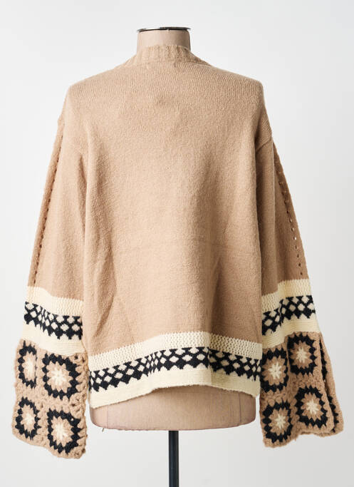 Pulover bej MEISÏE femeie