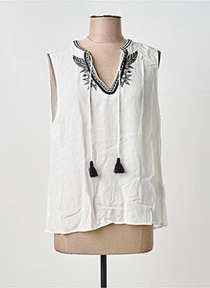 Top alb ESQUALO femeie