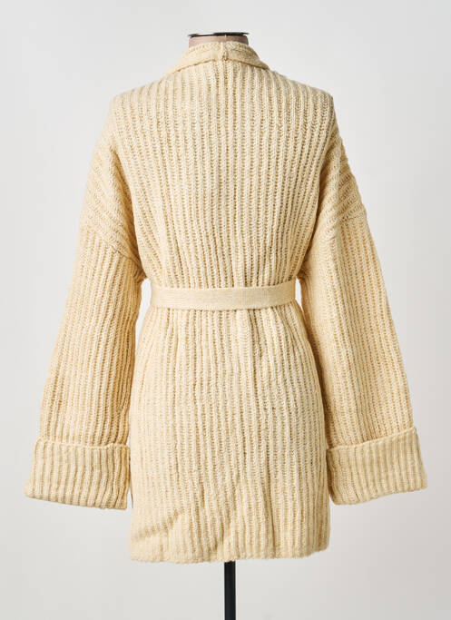 Vestă cu mâneci lungi bej YEST femeie