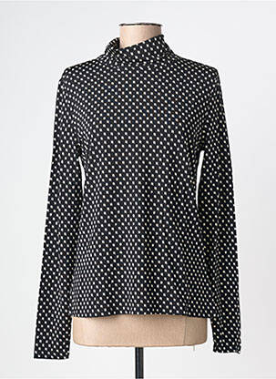 Pulover cu guler înalt negru YEST femeie