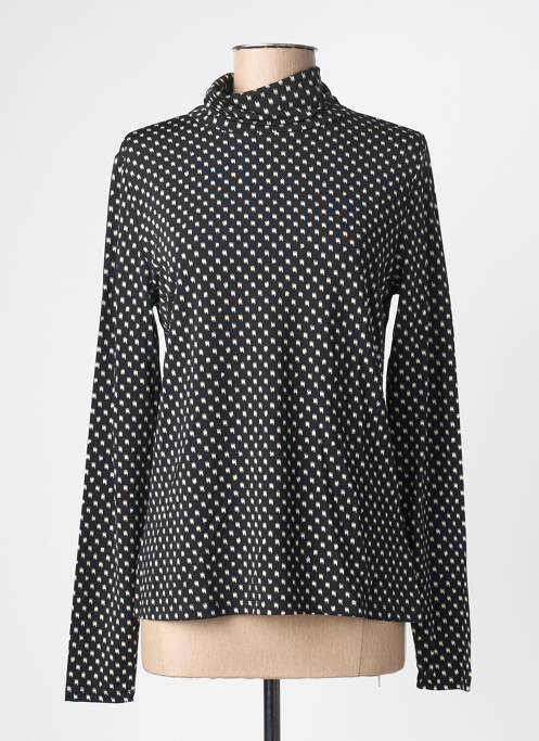 Pulover cu guler înalt negru YEST femeie