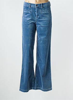 Pantalon larg albastru GARDEUR femeie