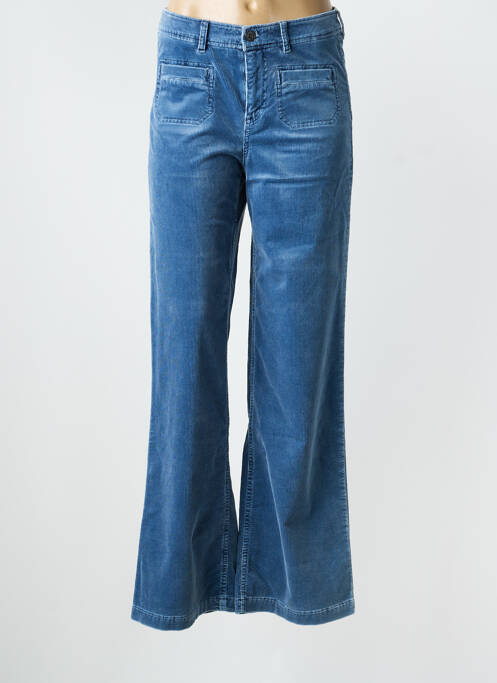 Pantalon larg albastru GARDEUR femeie