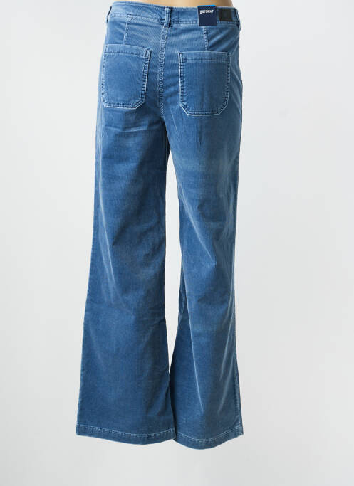 Pantalon larg albastru GARDEUR femeie