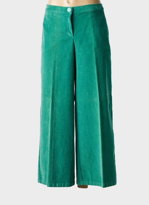 Pantalon larg verde DIANA GALLESI femeie