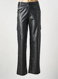 Pantalon drept închidere cu fermoar sub clapetă cu nasturi mărime normală negru TIFFOSI femme