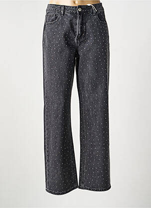 Blugi cu croială evazată gri ORAIJE femeie