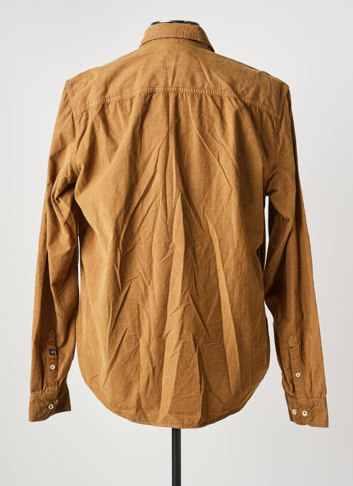 Cămașă cu mâneci lungi maro GARCIA bărbat