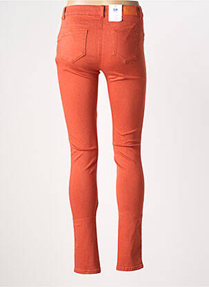 Pantalon slim buzunare portocaliu C'EST BEAU LA VIE femeie