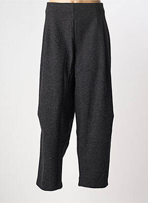 Pantalon drept talie elastică gri FRANSA femeie