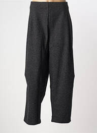 Pantalon drept talie elastică gri FRANSA femeie