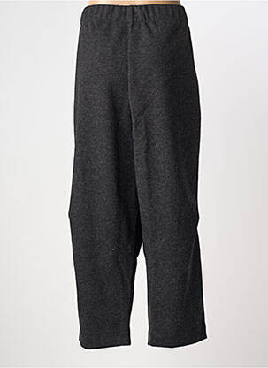 Pantalon drept talie elastică gri FRANSA femeie