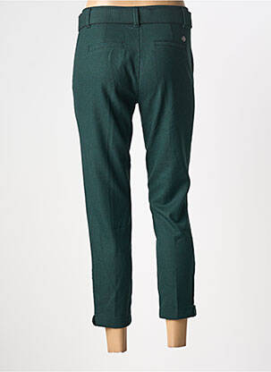 Pantalon 7/8 închidere cu fermoar sub clapetă cu nasturi verde FREEMAN T.PORTER femeie