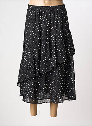 Fustă lungă negru KAFFE femeie