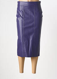 Fustă midi croială dreaptă violet JOHANNA PARIS femme