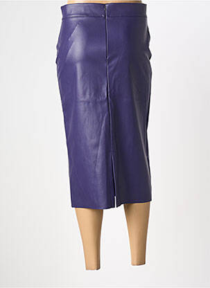 Fustă midi croială dreaptă violet JOHANNA PARIS femeie